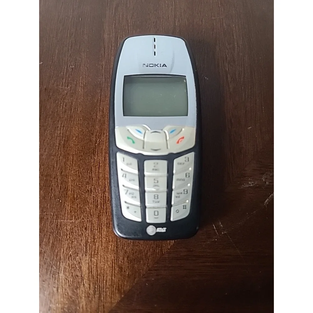 AT&T Nokia 2260 Cell Phone Black Vintage Retro Bar Phone Untested